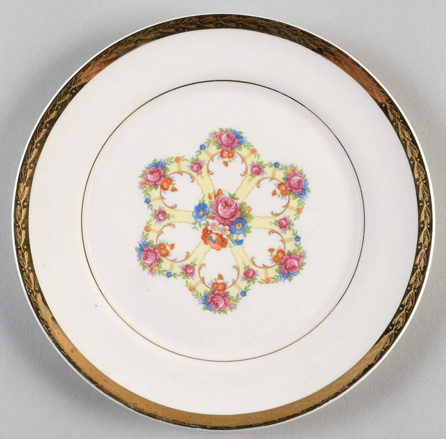 Fortune (Fil #1LC422) Salad Plate by Limoges-American-1