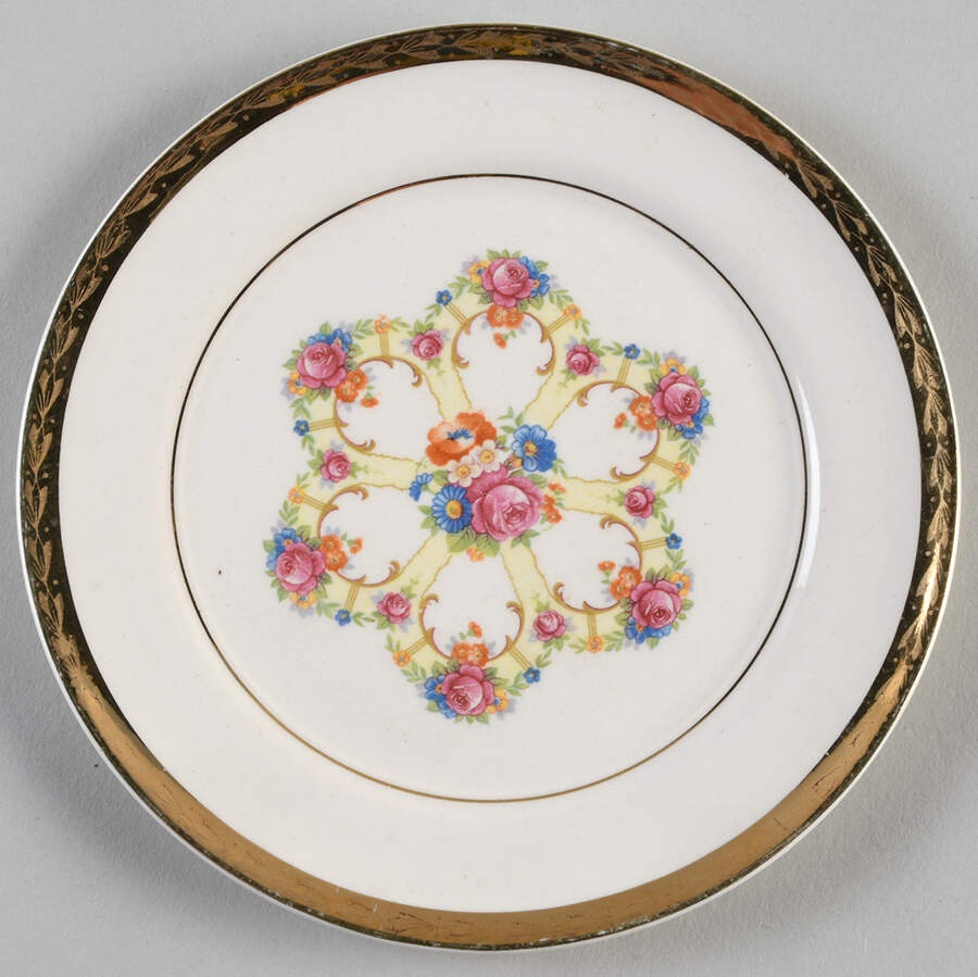 Fortune (Fil #1LC422) Bread & Butter Plate by Limoges-American-1