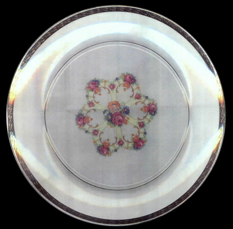 Fortune (Fil #1LC422) Dinner Plate by Limoges-American-1