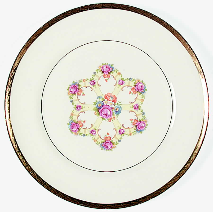 Fortune (Fil #1LC422) Luncheon Plate by Limoges-American-1