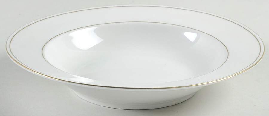 Anniversary Gold Soup/Cereal Bowl by Lynn's China-1
