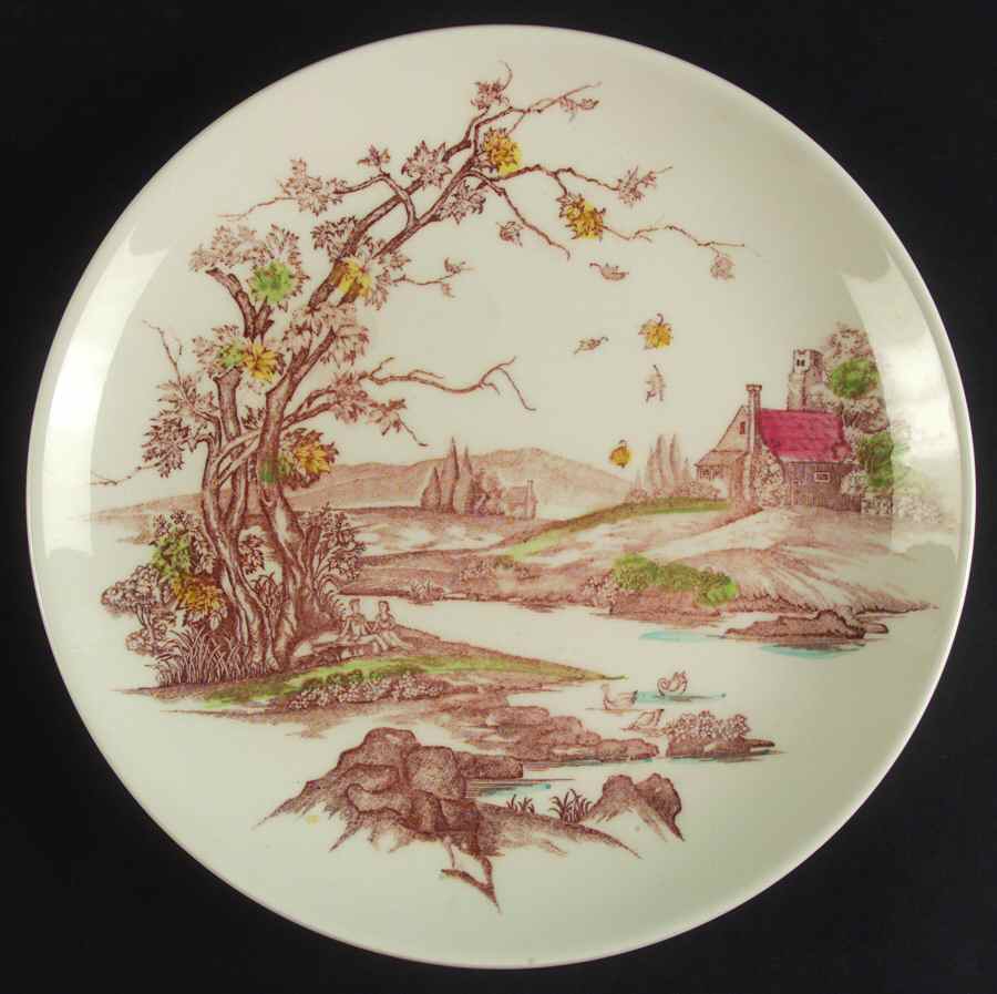 New England Autumn Dinner Plate by Lipper & Mann (L & M)-1