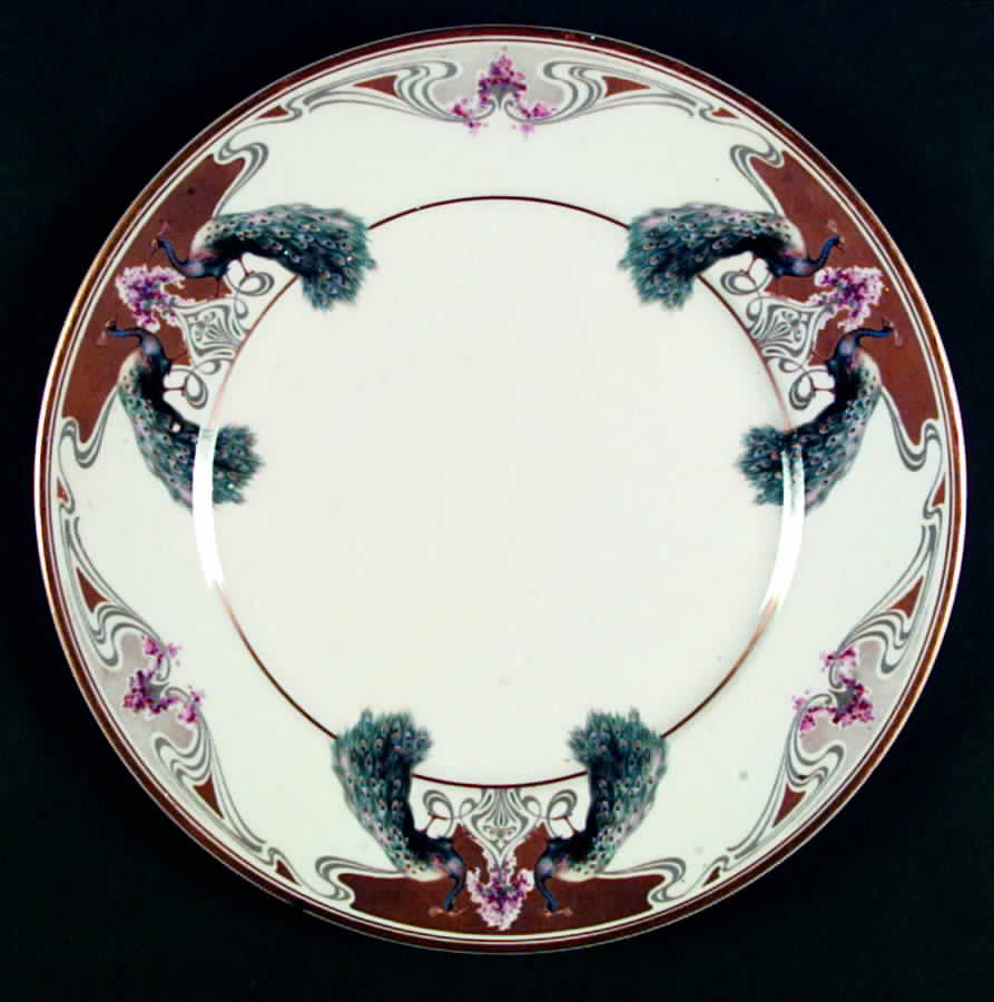 Peacock Dinner Plate by Scammell-1