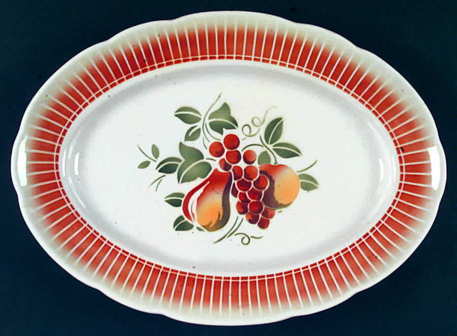 LUN14 14" Oval Serving Platter by Luneville-1