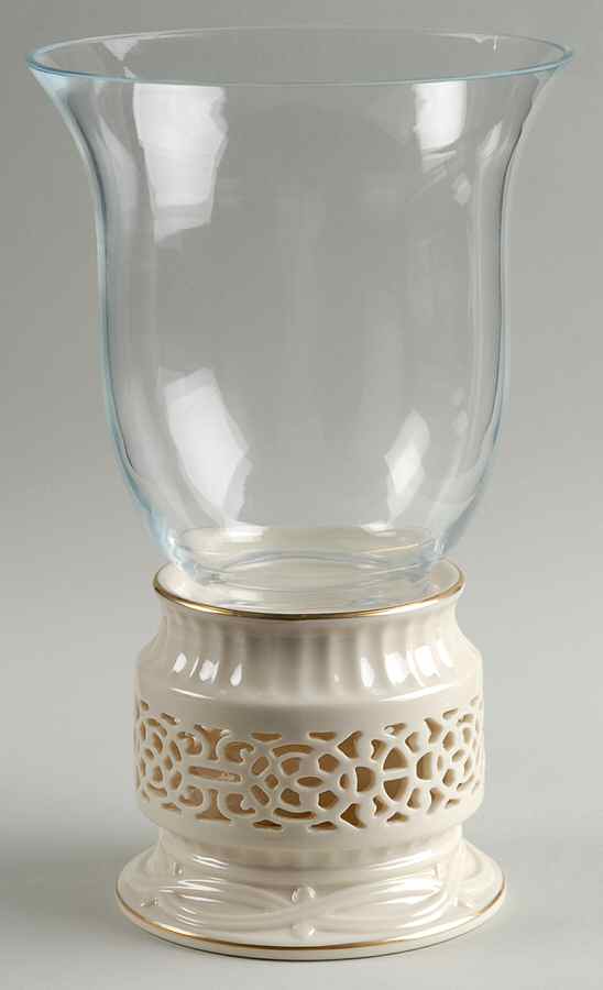 Illuminations Collection Hurricane Lamp & Globe by Lenox-1
