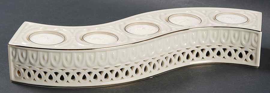 Illuminations Collection 5 Light Candleholder Spiral Centerpiece by Lenox-1