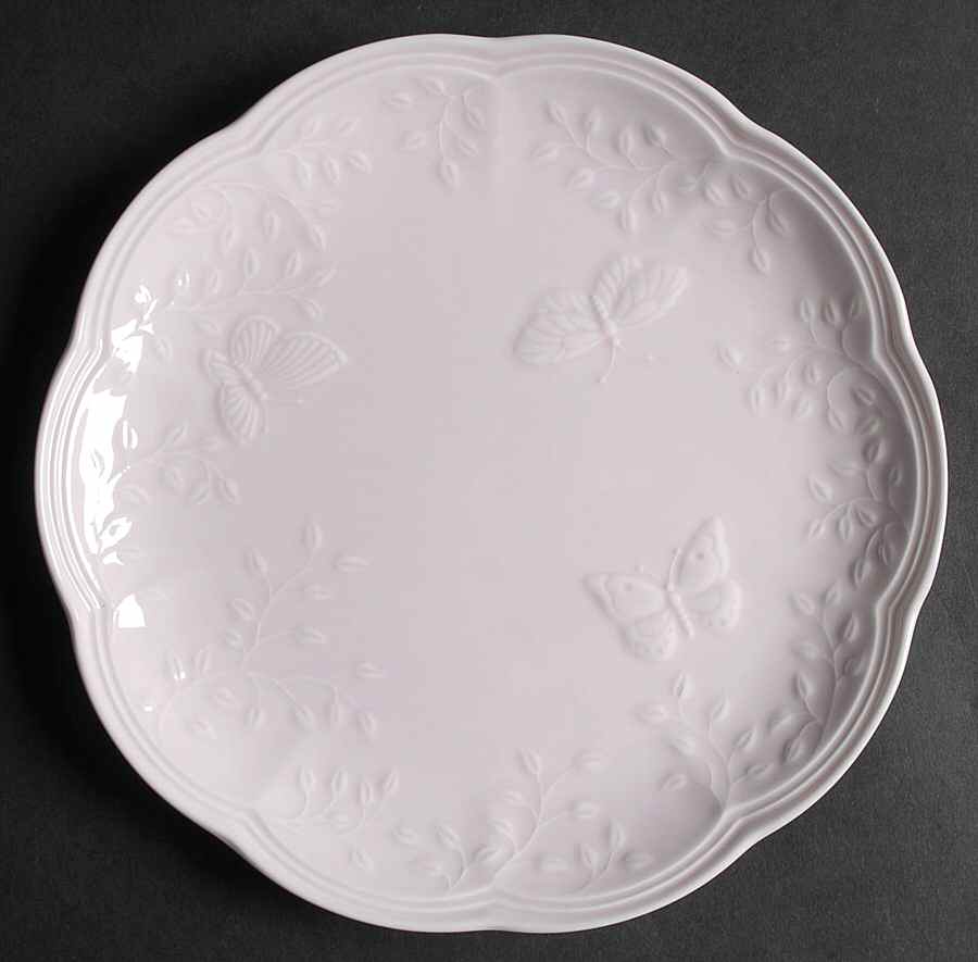 Butterfly Meadow Petal Luncheon Plate by Lenox-1