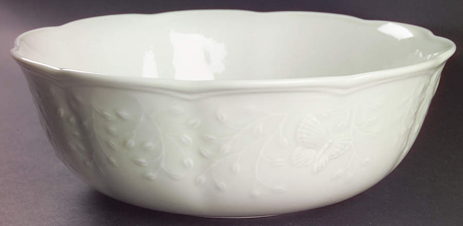 Butterfly Meadow Leaf 10" Round Vegetable Bowl by Lenox-1