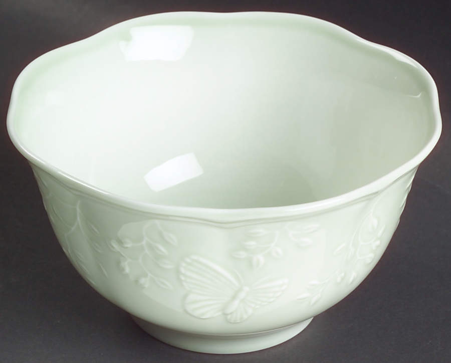 Butterfly Meadow Leaf Rice Bowl by Lenox-1