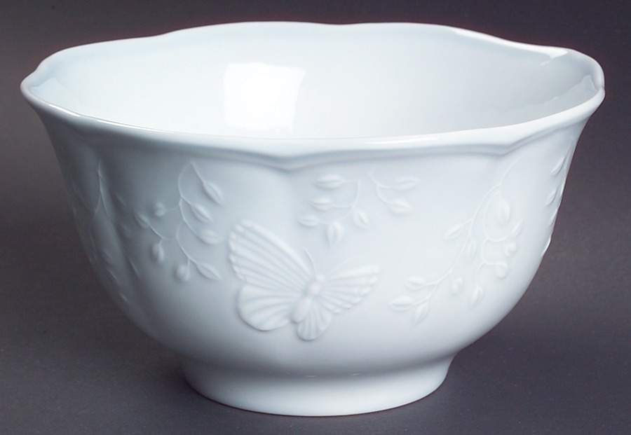 Butterfly Meadow Sky Rice Bowl by Lenox-1