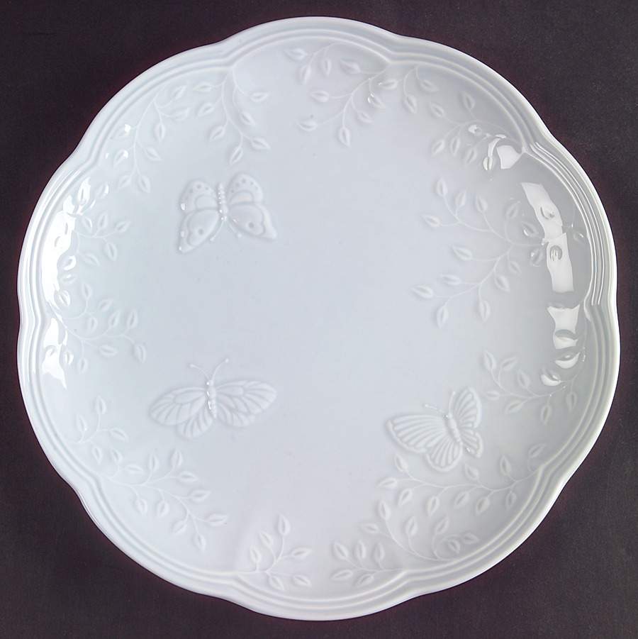 Butterfly Meadow Sky Luncheon Plate by Lenox-1