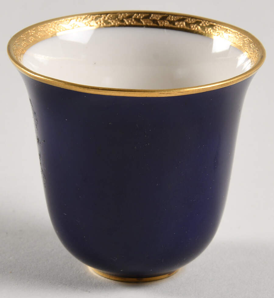 E81E Blue Demitasse Cup by Lenox-1