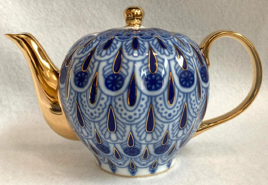 Forget Me Not Teapot & Lid by Lomonosov-1