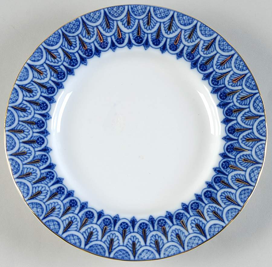 Forget Me Not Salad/Dessert Plate by Lomonosov-1