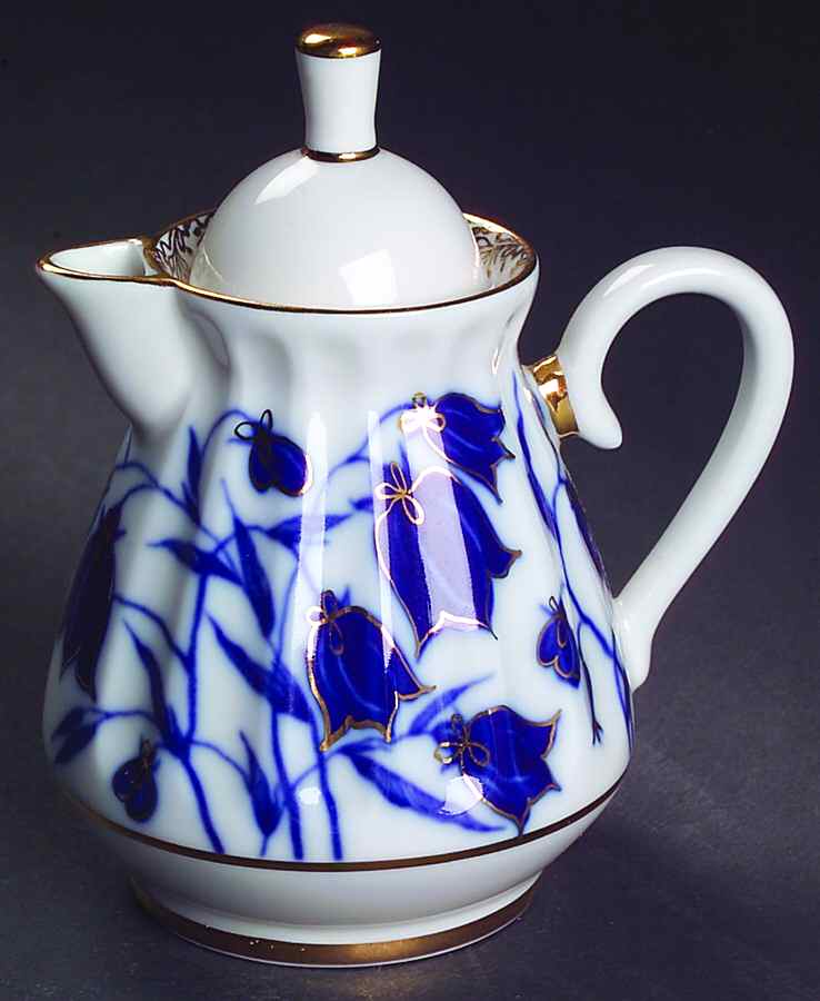 Bluebells Creamer & Lid by Lomonosov-1