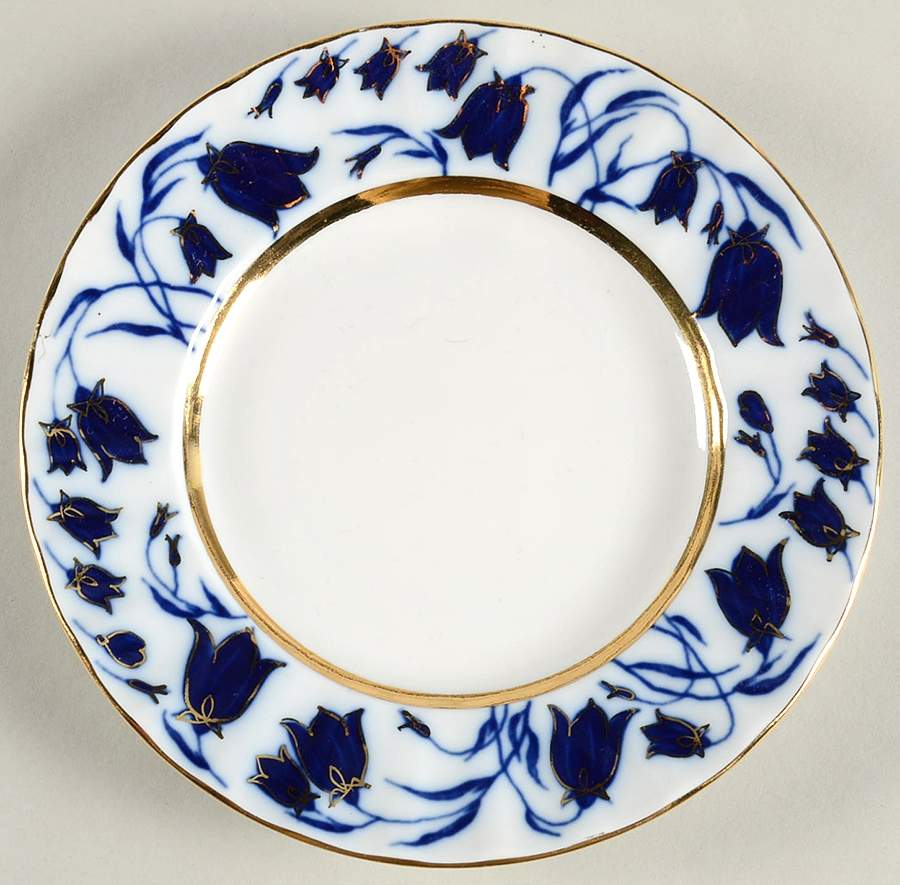 Bluebells Dessert/Pie Plate by Lomonosov-1