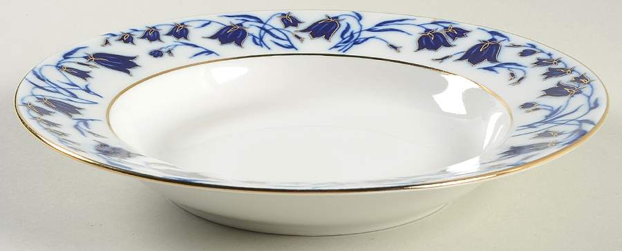 Bluebells Rim Soup Bowl by Lomonosov-1