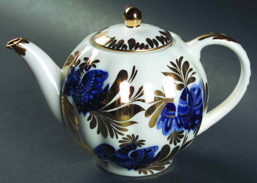 Golden Garden Small Teapot & Lid by Lomonosov-1