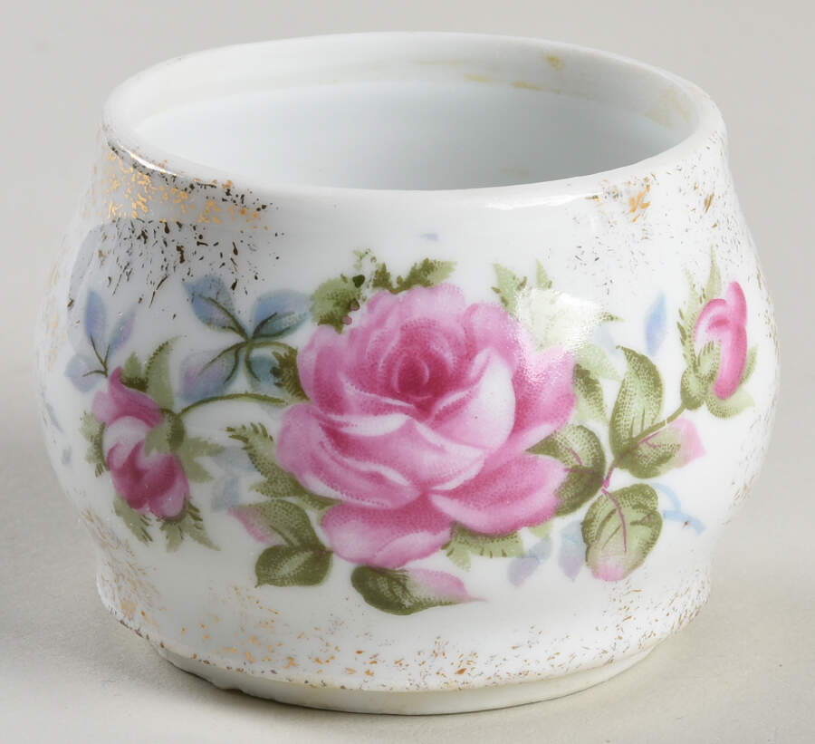 Elegant Rose Stackable Sugar Bowl No Lid by Lefton-1