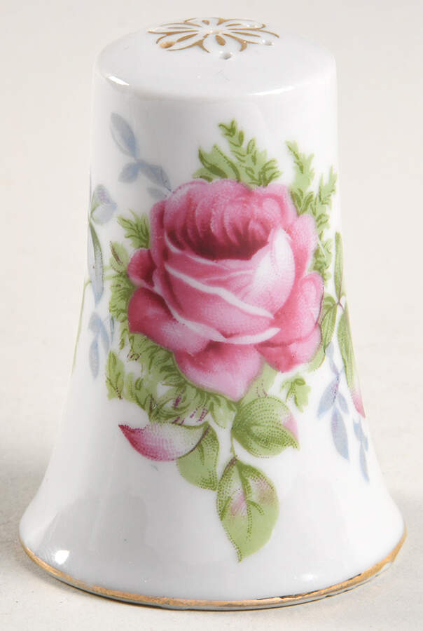 Elegant Rose Salt Shaker by Lefton-1