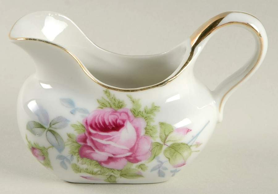 Elegant Rose Mini Creamer by Lefton-1