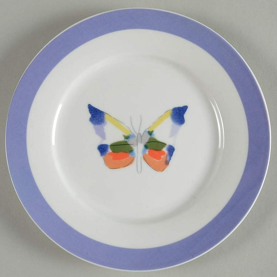 Farfalla Purple Salad Plate by Lynn's China-1