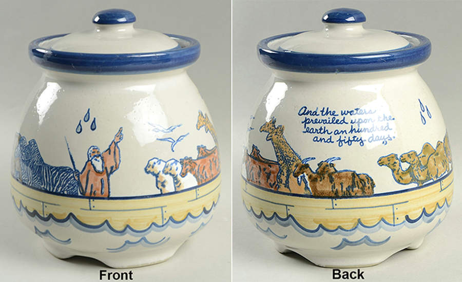 Noah's Ark Cookie Jar & Lid by Louisville-1