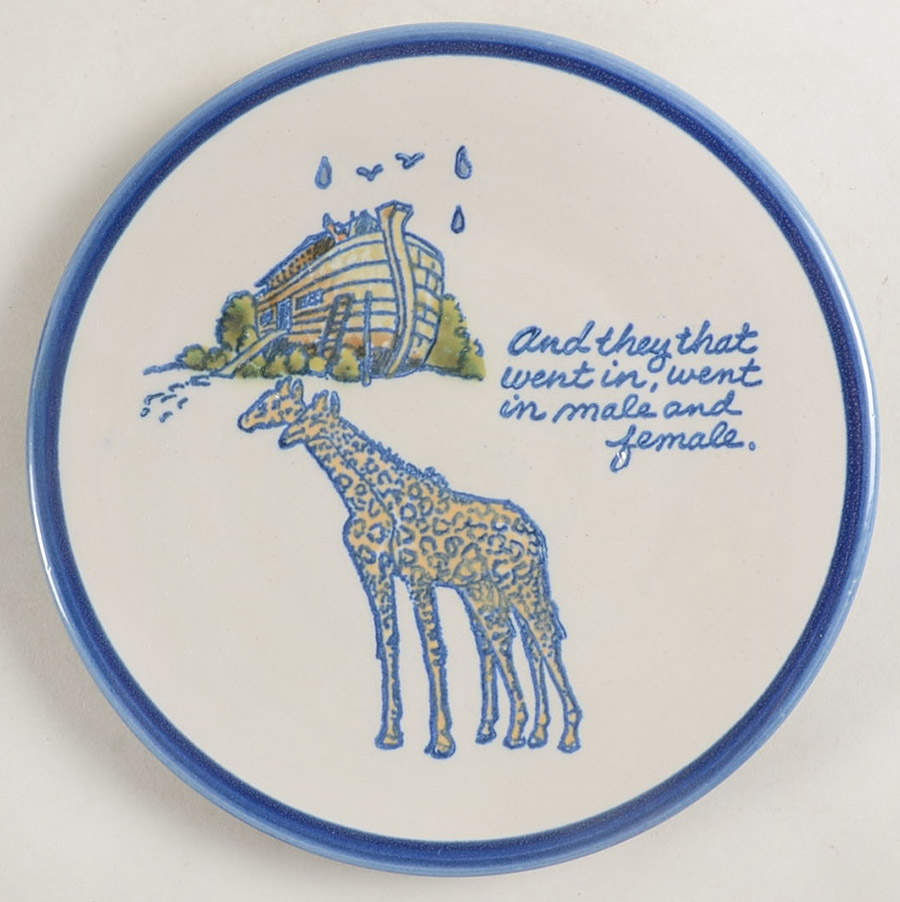 Noah's Ark Salad Plate by Louisville-1