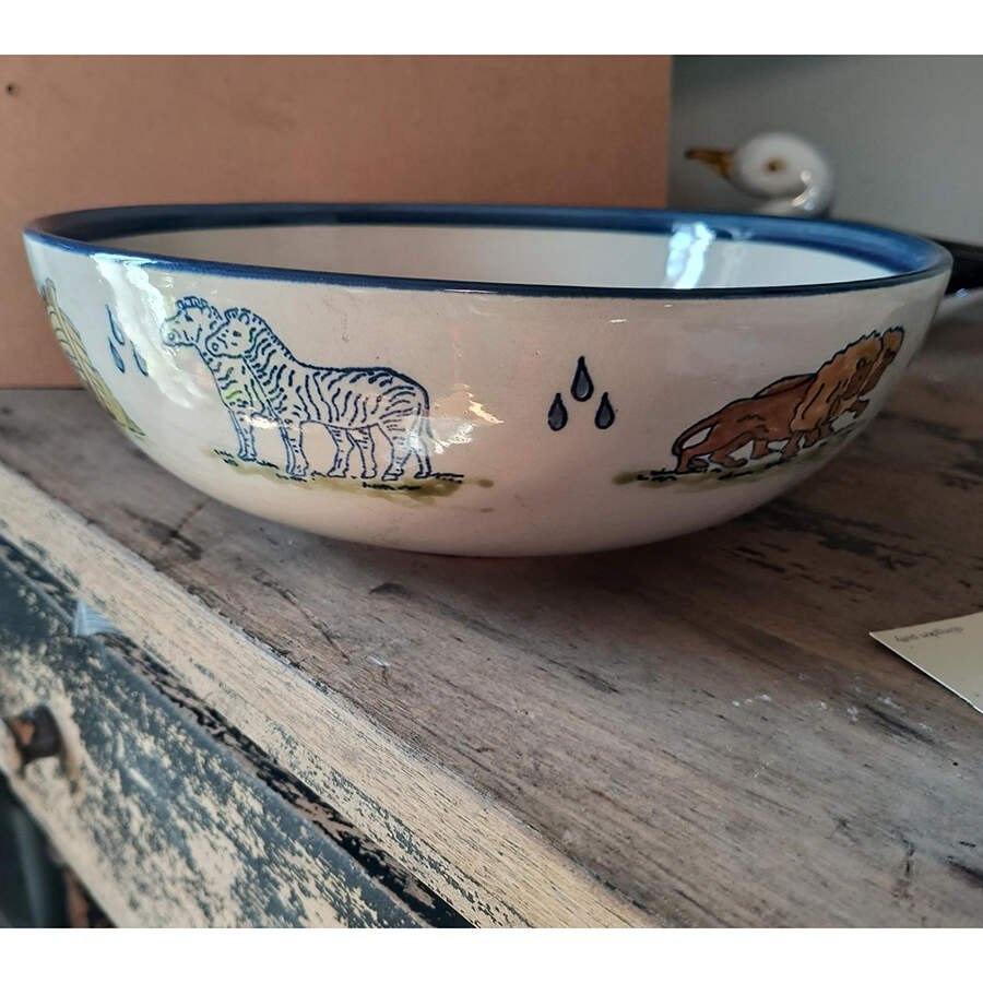 Noah's Ark 11" Large Salad Serving Bowl by Louisville-1