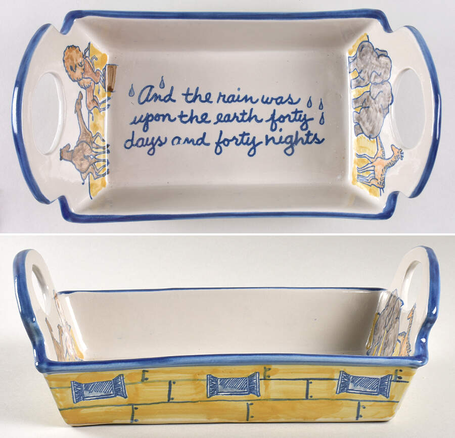 Noah's Ark Bread Tray by Louisville-1