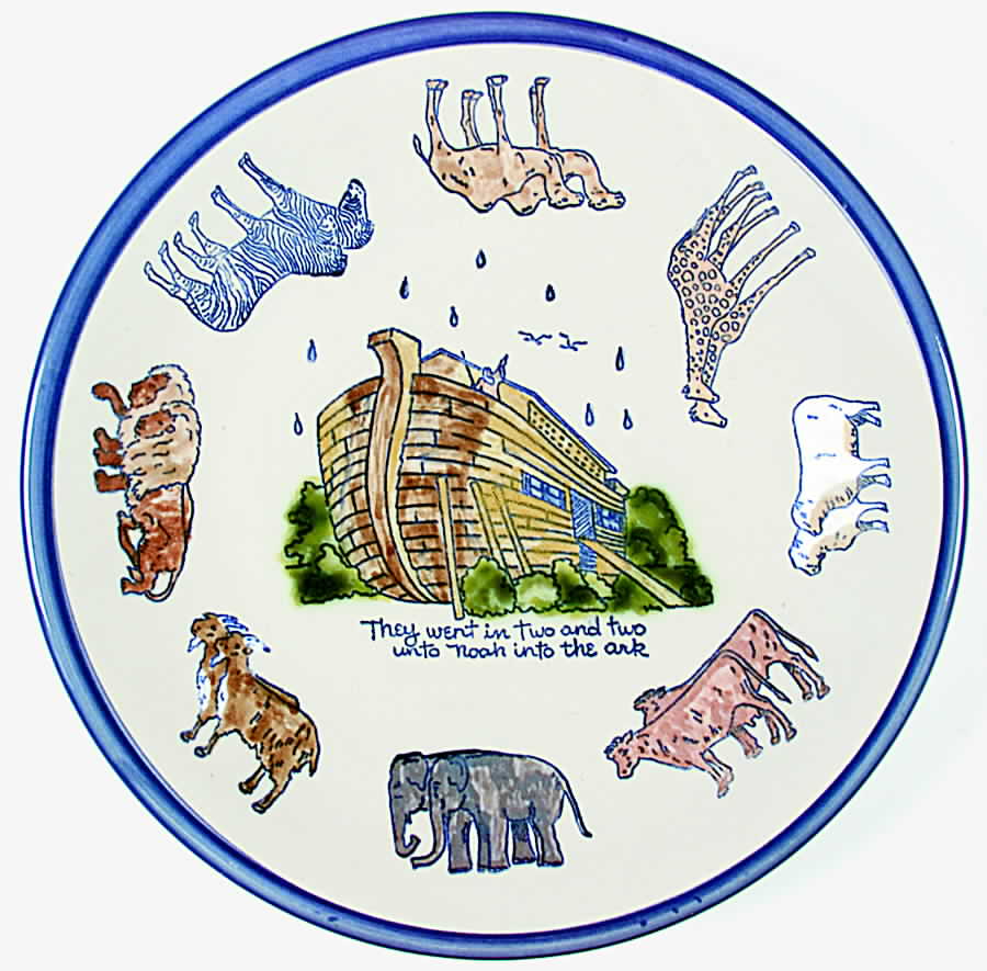 Noah's Ark Dinner Plate by Louisville-1