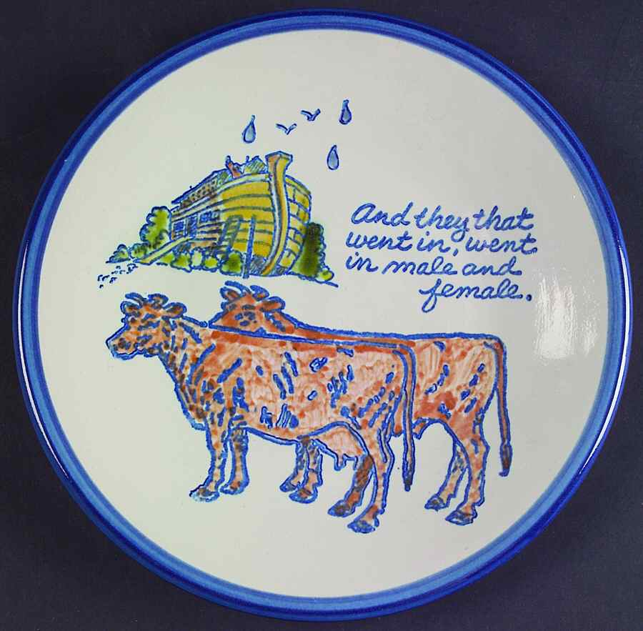 Noah's Ark Salad Plate by Louisville-1