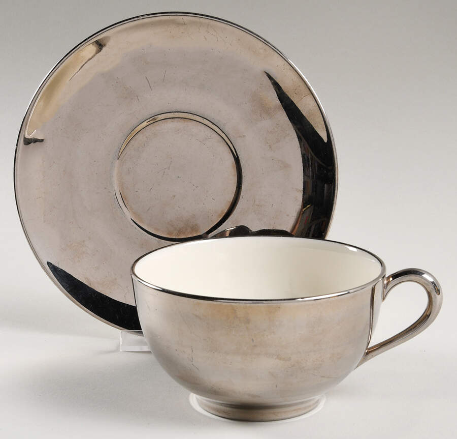 P462 Oversized Cup & Saucer Set by Lenox-1