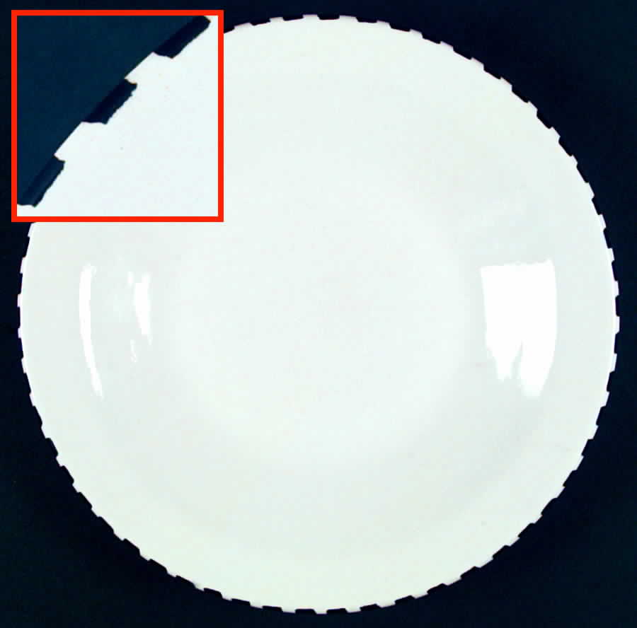 Ginza White Dinner Plate by Laurie Gates-1