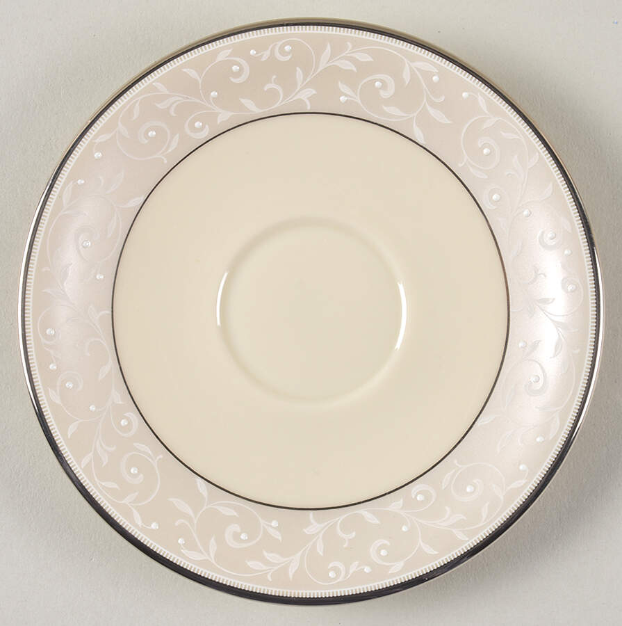 Pearl Innocence Saucer for Demitasse Cup by Lenox-1