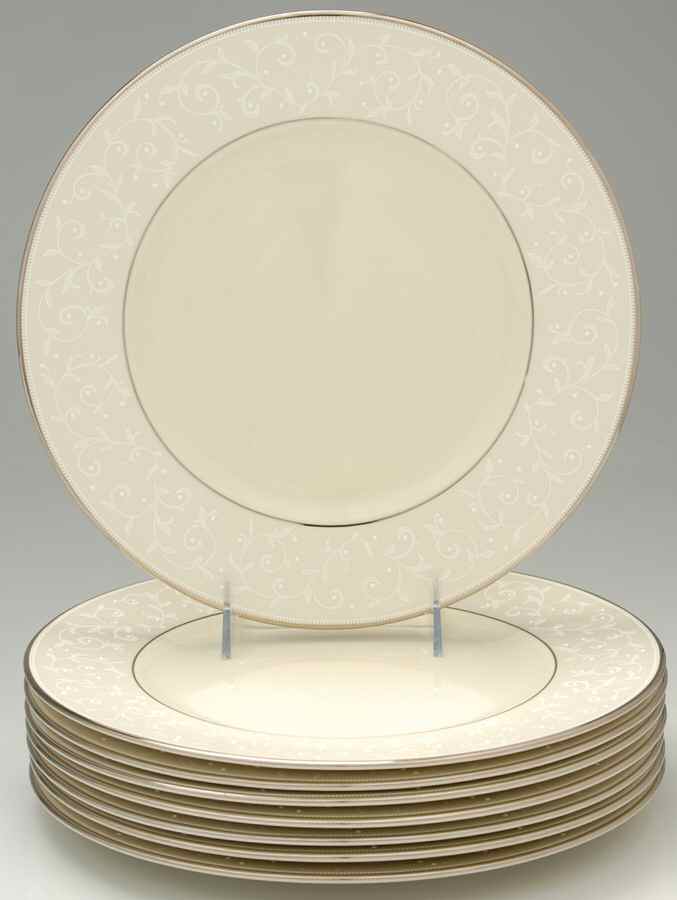 Pearl Innocence Dinner Plate - Set of 8 by Lenox-1