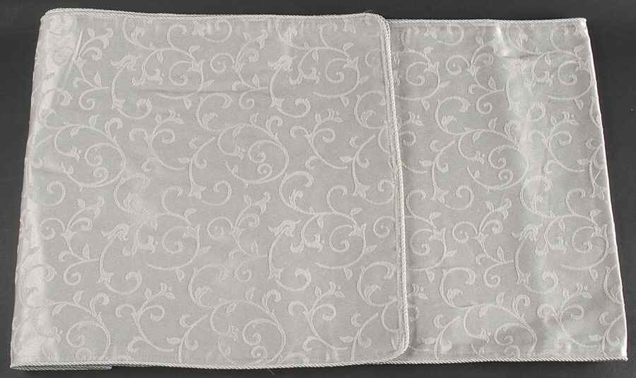 Pearl Innocence 14" X 90" Cloth Table Runner by Lenox-1