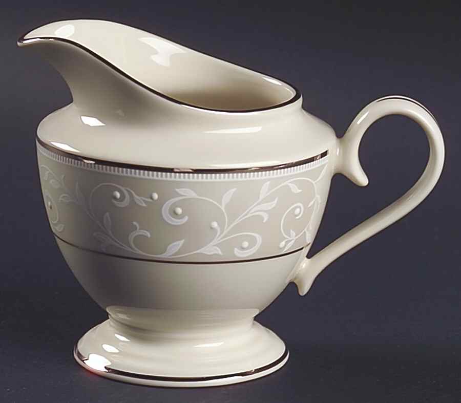 Pearl Innocence 1999 Shape Creamer by Lenox-1