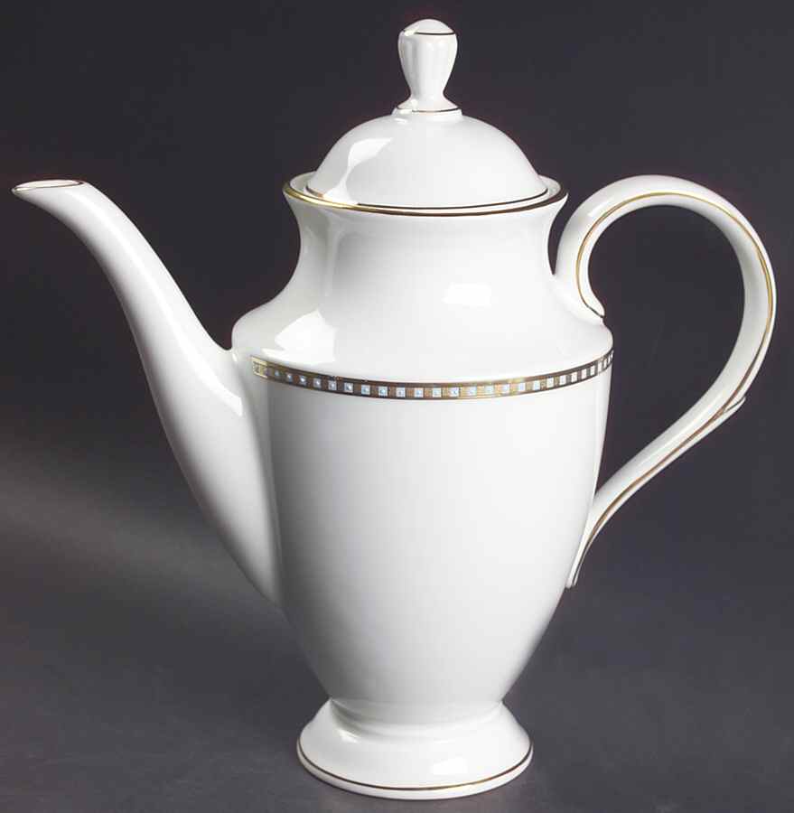 Beaded Majesty Coffee Pot & Lid by Lenox-1