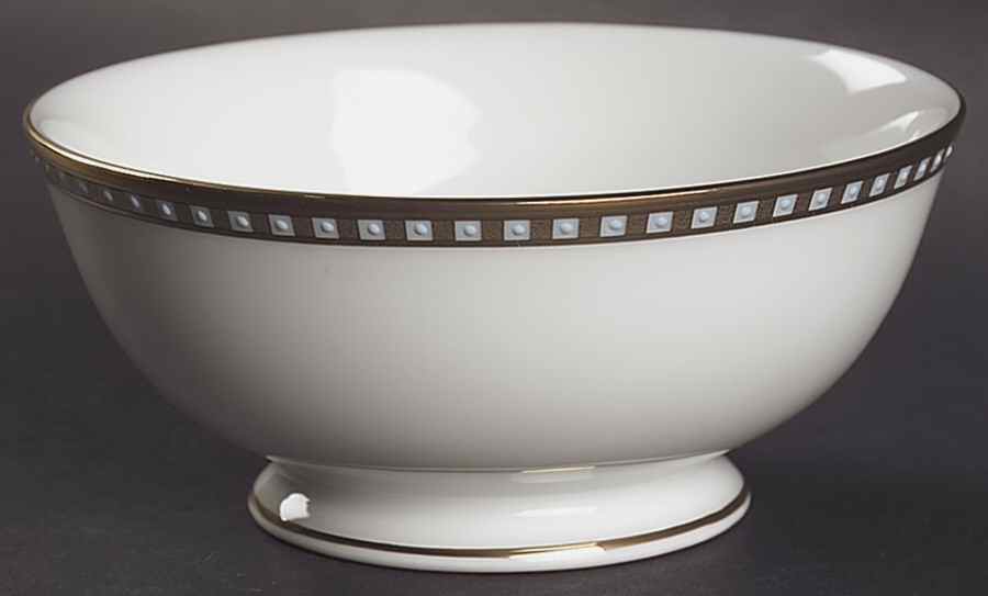 Beaded Majesty Fruit/Dessert (Sauce) Bowl by Lenox-1