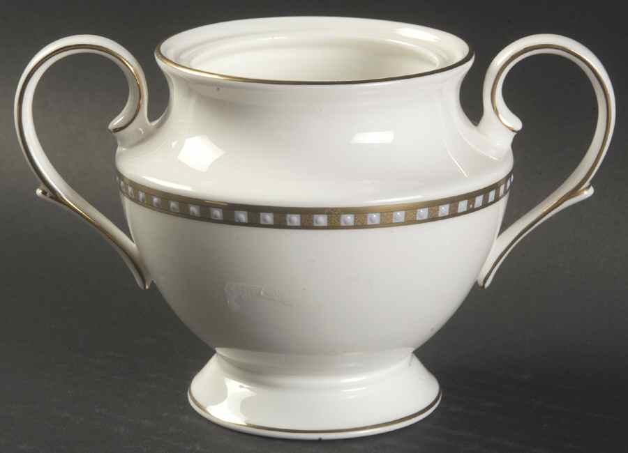 Beaded Majesty Sugar Bowl No Lid by Lenox-1