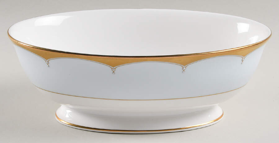 Royal Arcade 9" Oval Vegetable Bowl by Lenox-1