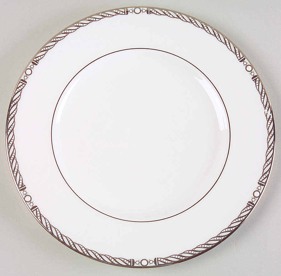 Serpentine Platinum Accent Luncheon Plate by Lenox-1