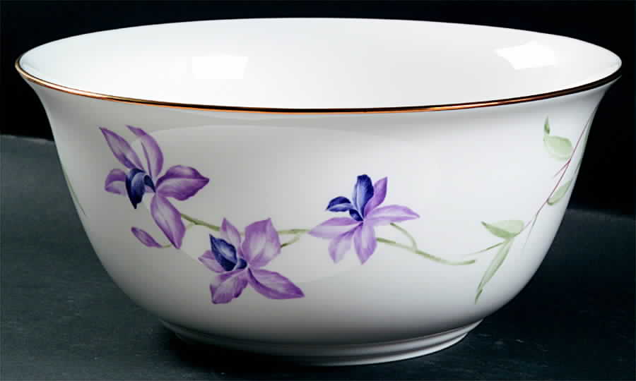 Exotic Flora 11" Large Salad Serving Bowl by Lenox-1