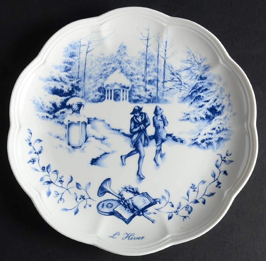 Les Saisons Winter Accent Luncheon Plate by Lenox-1