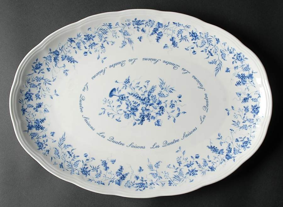 Les Saisons Accessories 16" Oval Serving Platter by Lenox-1