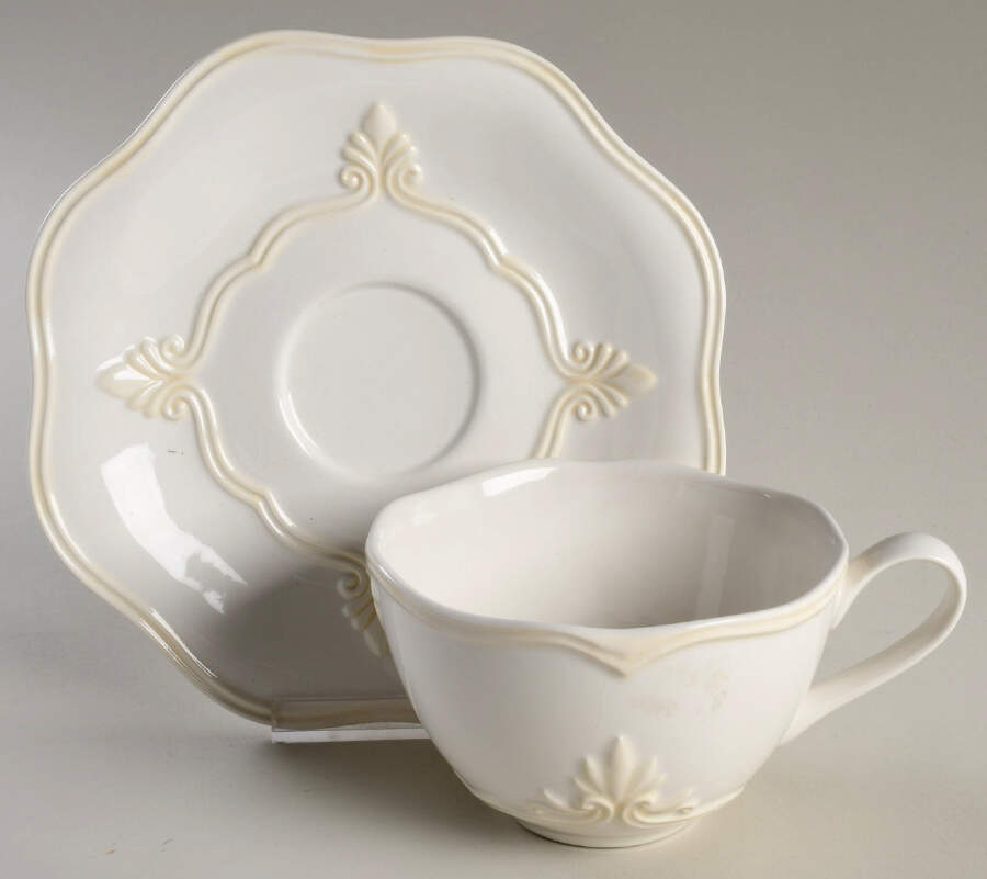 Butler's Pantry Gourmet Flat Cup & Saucer Set by Lenox-1