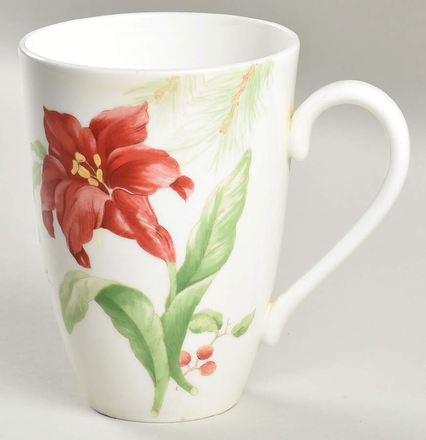 Winter Garden Amaryllis Mug by Lenox-1