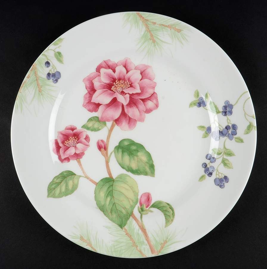 Winter Garden Camellia Dinner Plate by Lenox-1