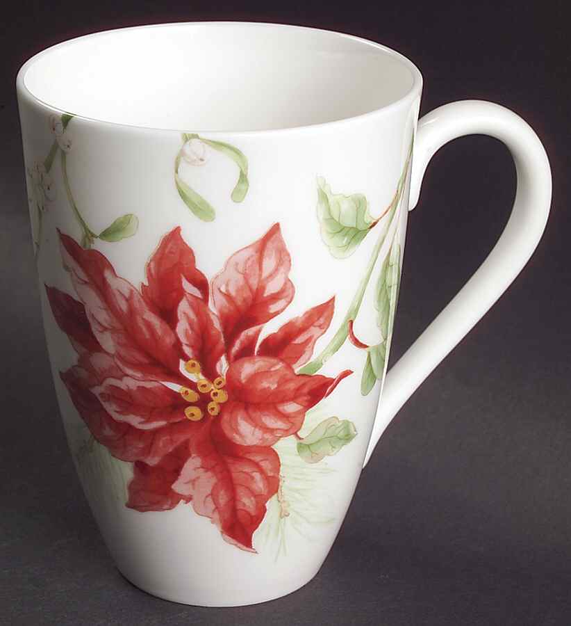 Winter Garden Poinsettia Mug by Lenox-1